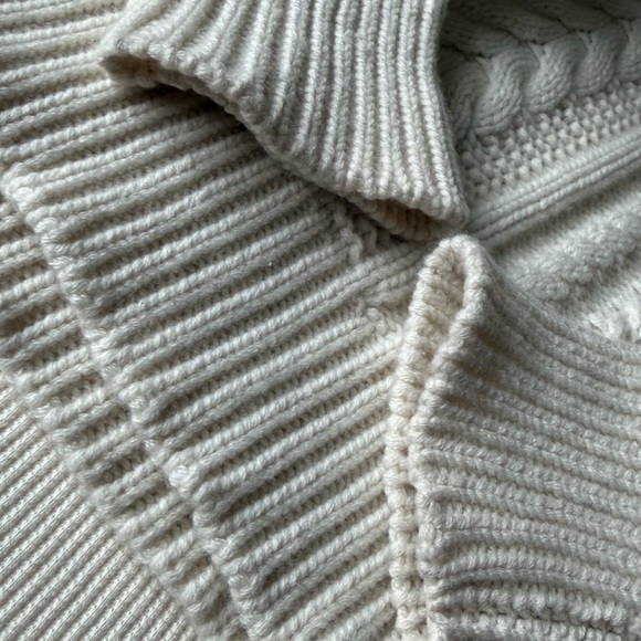 🧶Almada Label 🧶 SOLD OUT • Naia Cable Knit Sweater • cream • S - Picture 5 of 13
